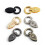 2Pcs Ergonomic Side Release Buckle Metal Spring Clasp for-Black 2