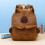 Niedlicher Capybara-Plüschrucksack für Schüler und-3 3