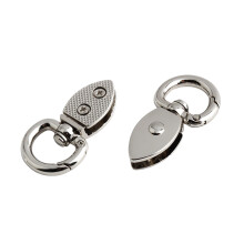 2Pcs Rust Resistant Metal Spring Clasp Vintage Style-White