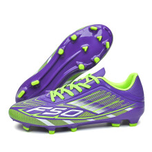 (DF002C-zise, 40) Breathable football shoes with FG/AG studs suitable for training and competition, all season universal anti slip sports shoes