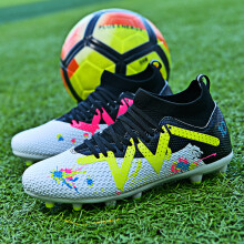 (99KC-baise, 41) Breathable soccer shoes with FG/AG studs provide strong grip and effective ankle protection (available in multiple colors)