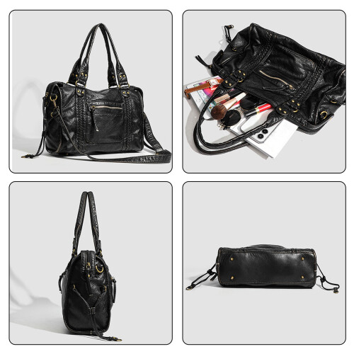 Practical PU Leather Crossbody Bags Shoulder Bag With Multiple 1