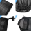 1Pcs Pump Barrier Bag, Black with Drawstring Pond Pump Filter Bag for Pond 4