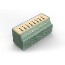 Máquina de Som Bluetooth com Ruído Branco para Dormir e 8 Mini Alto-falantes com Sons da Natureza - Central de Música com Fio