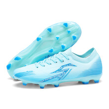 (SKY BLUE, 37) Boutique football boots Crushed Spikes TF and Spike FG, 4 beautiful colors to choose from unisex styles are durable