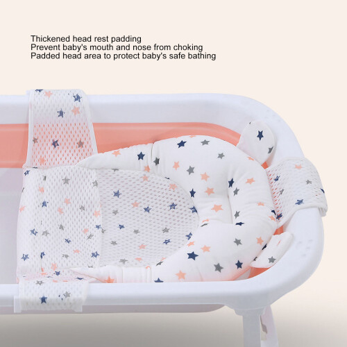 Comfortable Baby Bath Seat Cushion, Soft Mesh, 66.2cm Support Mat 2