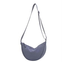 (Blue) Small Sling Crossbody Bag, Mini Crescent Bag With Adjustable Strap, Lightweight Bag For Women - Tw