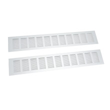 80x450mm Aluminiumlegierung Lüftungsgitter für Schränke & Schränke - 2 Stück