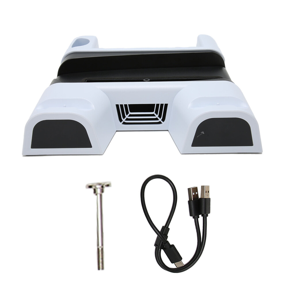 Ps5 Slim Cooling Station, Efficient Cooling System Ps5 Stand With Led For Ps5, Ps5 Slim Vertical Stand Accessories Cooler Fan, Ps5 Slim Disc Light 9340258779718