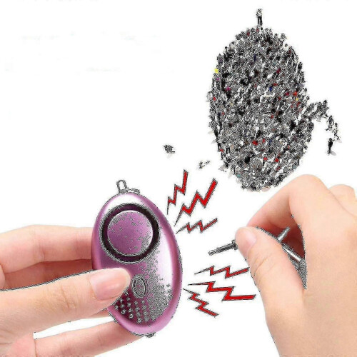 Alarm Personal Panic Rape Attack Safety Security Alarm Emergency Self-defense 140db(Black) Tw 2