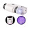 (white) Kid's Portable Pocket Microscope With Adjustable Zoom 60-120x Tw 3
