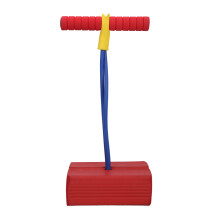 Bungee springkussen voor kinderen, piepend geluid, actieve levensstijl, schuimrubberen pogo stick met comfortabele handgreep, stimuleert binnen- en