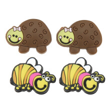 4Pcs Silica Gel Tennis Racket Shock Absorbers Tortoise & Bee Shapes