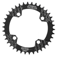 Smal breed kettingblad voor fiets, 104BCD kettingblad met positief-negatief tandontwerp, lichtgewicht aluminiumlegering enkel kettingblad voor