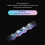 High Performance Bike Chain 11 Speed Rust Proof Rainbow Colorful Electroplating Bicycle Chain Compatible With Speed Compatible Systems Sensitive Shift 6