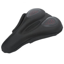 Cuscino per sella da ciclismo con imbottitura in gel, coprisella per bici con imbottitura extra, tessuto traspirante e ammortizzante, facile