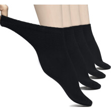 Unsichtbare Socken für den Alltag, atmungsaktive Baumwoll-Knöchelsocken, weiche, leichte, nahtlose Zehensocken für Diabetiker mit rutschfestem