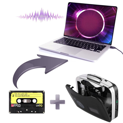 Cassette Converter, Playback Functionality for Clear Sound Quality 1