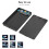 Converte HDD/SSD interno de 2,5 polegadas em externo, design sem ferramentas, compatível com unidades de estado sólido, display com luz LED, 2