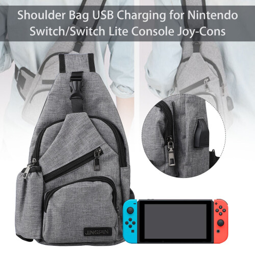 Σακίδιο πλάτης Crossbody Sling με αντικλεπτικά χαρακτηριστικά, υψηλής ποιότητας νάιλον 1