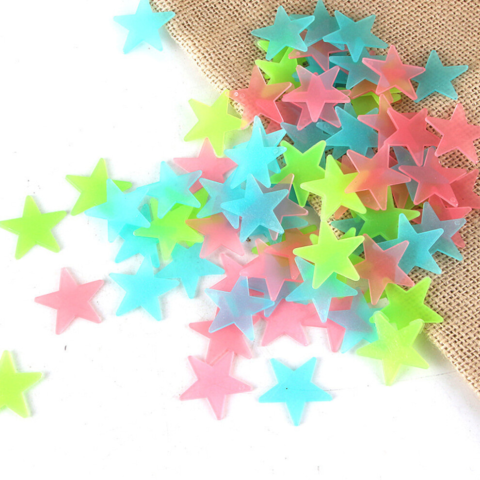 Fear Of The Reduction: Luminous Stars Glow In The Ceiling Decor, Enhance Kids Bedroom Decorations With Noctilucent Plastic Wall Stickers, Dark