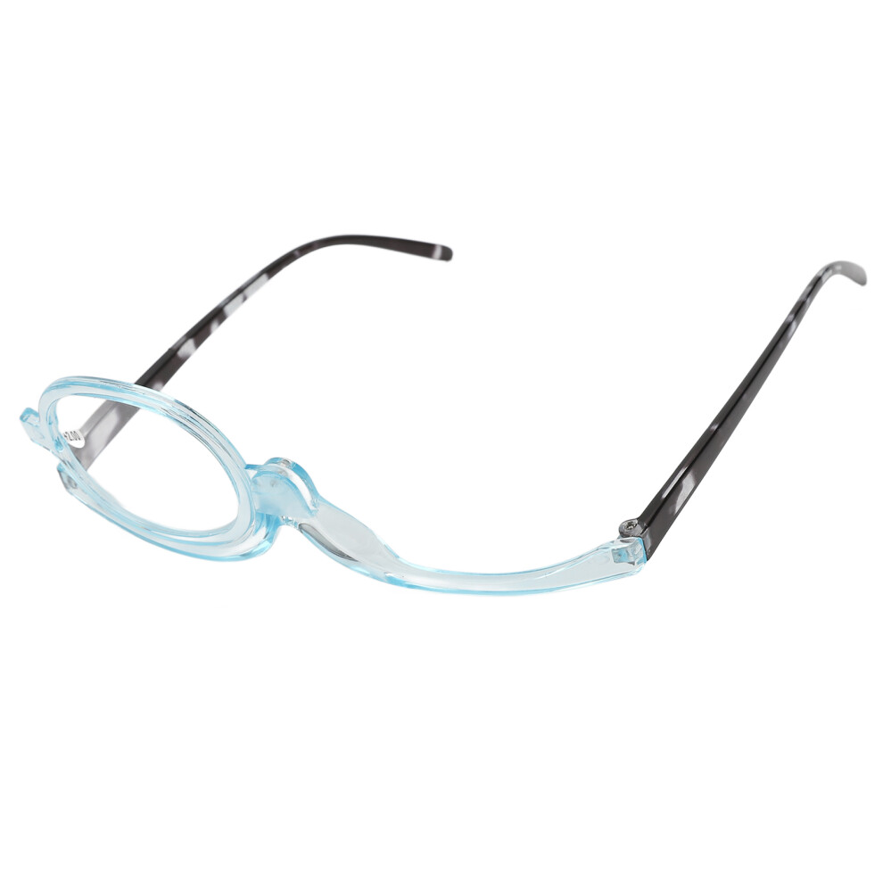 Blue Switchable Magnifying Reading Glasses For Elderly Frame +2.00