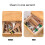 pink  10pcs 37*7cm DIY Adjustable Storage Partition Board Plastic Drawer Divider Combination Partition Board Space-saving Division Organizer 8