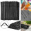 (100 sticks) 500/200/100pcs Flexible Bendy Black Drinking Straws Plastic Disposable Straws Tw 3