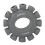 Silicone Grip Circle Trainer 60-70lb Decompression Ring Grey 8cm 11