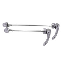 Quick Release Bicycle Skewers Universal Fit Front Rear Wheel Hub Axle Set Smooth Cam Action Lever Aluminum Alloy Strong And Durable For Road Mountain