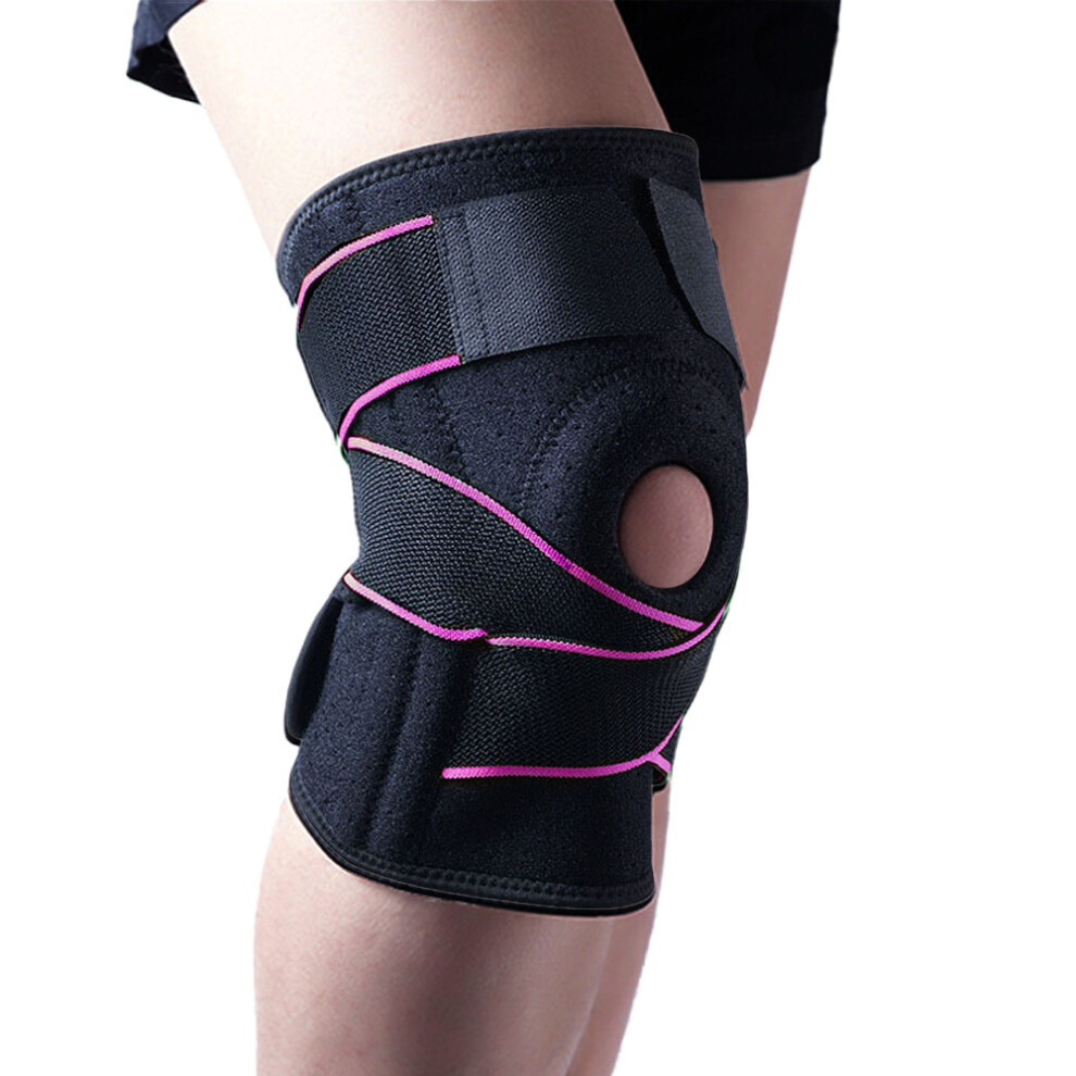 Compression Knee Support for Arthritis Pain Relief & Meniscus Tear Recovery, Medical Patellar Gel Pad Knee Braces with Adjustable Neoprene Sleeve for