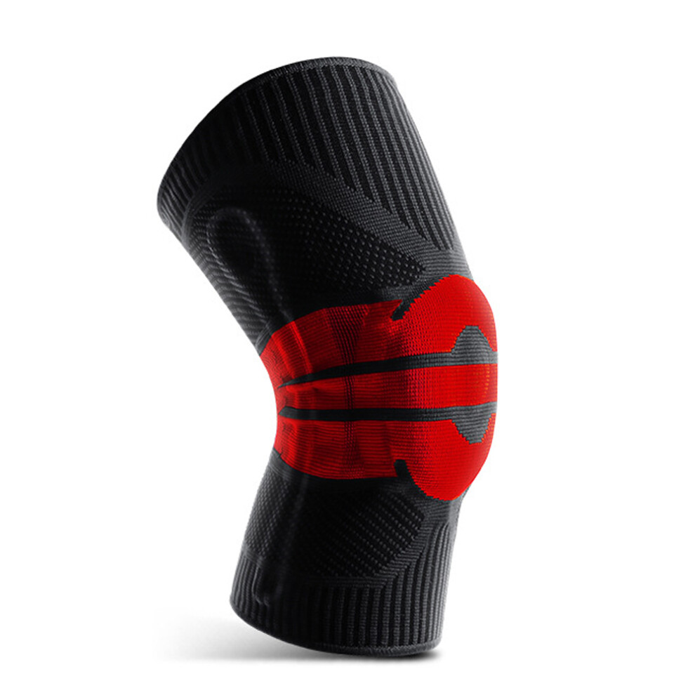 Knee Brace for Pain Relief, Medical Grade Compression Knee Support with Patella Silicone Pads for Men and Women
