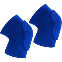 Hex Protection Knee Pads, Impact Resistance & Shock Absorption for Basketball Football | Breathable Material & Compression Fabric | Non-Slip S