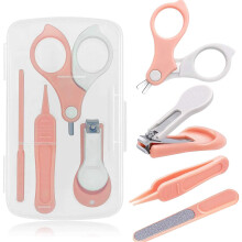 Babyhygiëneheld, oor-, neus- en navelpincet met ergonomische handgreep voor veilig en gemakkelijk gebruik, niet-giftige materialen zorgen voor een