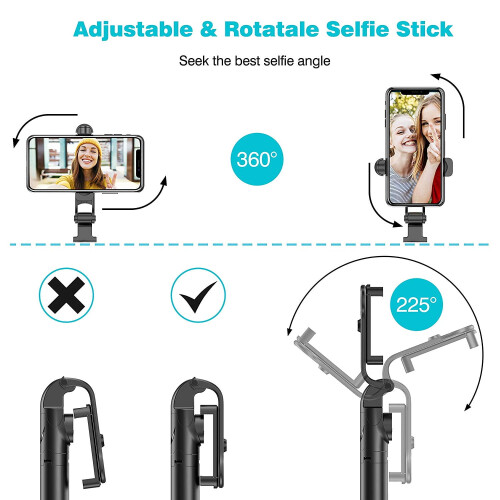 Κομψή Μηχανική: Bluetooth Selfie Stick με Ενισχυμένη Βάση Τρίποδου, Ένας Συνδυασμός Τέχνης 1