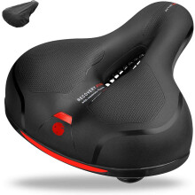 Șa de bicicletă respirabilă și impermeabilă, scaun de bicicletă confortabil cu design ergonomic pentru bărbați și femei, potrivire