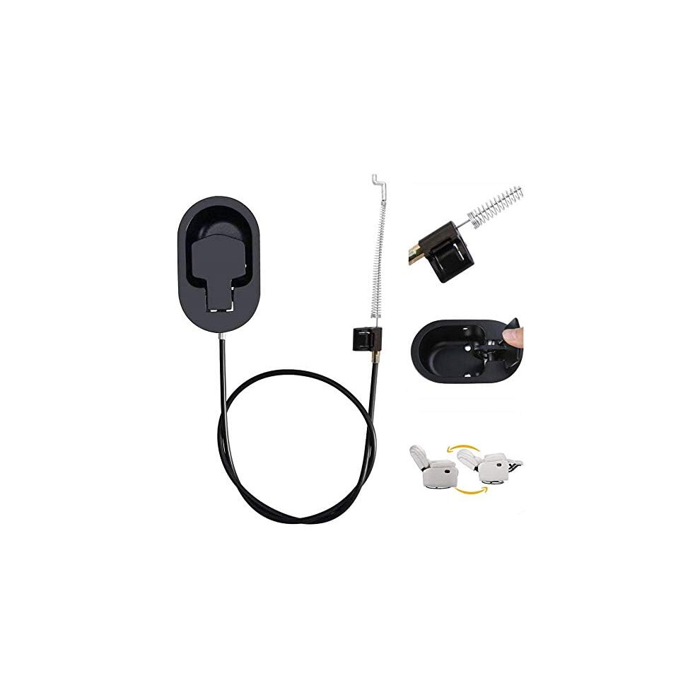 Reset Spring Design, Heavy-Duty Pull Handle For Recliners With Quick Recovery Cable, Easy To Install Aluminium Alloy Universal Replacement Handle 9340258555565