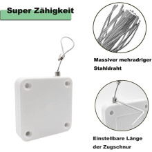 Zware automatische deurdranger, boorvrije niet-hydraulische vervangingsbeugel voor thuisgebruik, massief stalen draad, snelle installatie met