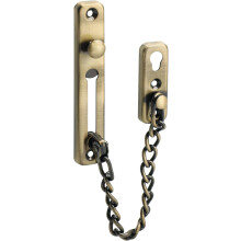 Fechadura de pressão antifurto com mola para porta, corrente de segurança reforçada com construção em aço inoxidável, trava de corrente