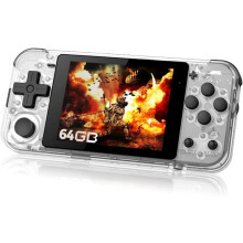 Console di gioco portatile retrò, dimensioni ultracompatte e design leggero per giocare in movimento, supporta decine di emulatori per un'esperienza
