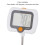 Kochthermometer mit 180 drehbarem Stab und elektronischem Display 5