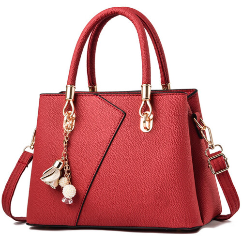 Γυναικεία τσάντα Satchel, συνθετική δερμάτινη τσάντα Tote με επένδυση από πολυεστέρα, 2