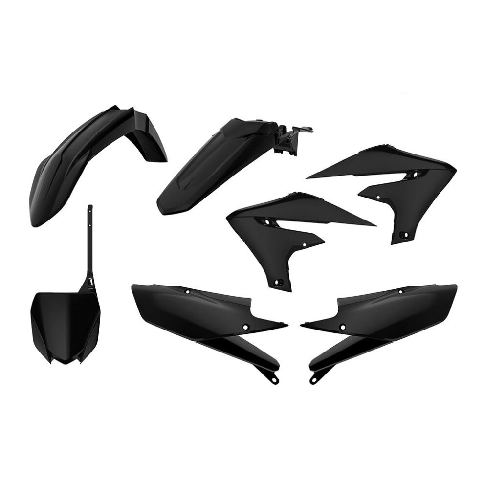 Polisport Black Plastics Kit - Yamaha Yzf250 2019-23, Yzf450 2018-22