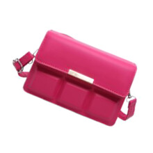 Sac à bandoulière carré Unique pour femmes, sac à main-Rose vif