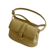 Sac à bandoulière élégant en cuir PU pour femmes et-Jaune