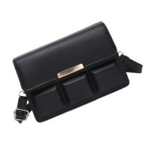 Sac à bandoulière carré Unique pour femmes, sac à main à-Noir