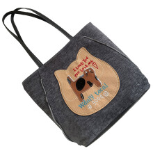 Sac à dos d'école à la mode, grand sac à bandoulière pour-Gris