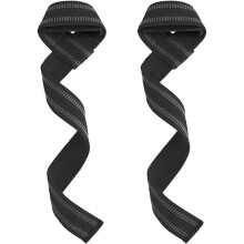 High Durable Lifting Straps, Extended Length Grip Surface For Weightlifting Powerlifting Straps, Neoprene Cushioned Wrist Straps 26 Inch Men Women, Pa
