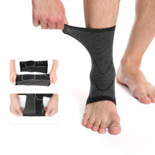Tutore di supporto per la caviglia, migliora la circolazione, allevia il dolore da fascite plantare, supporta il tendine d'Achille, tessuto in nylon