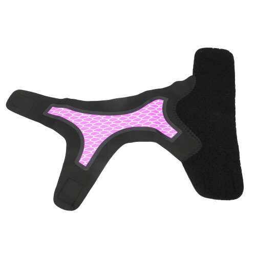 Adjustable Breathable Nylon Ankle Support Brace for Left Foot (L)